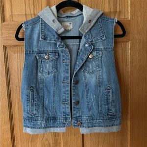 Pacsun La Hearts Cropped Denim Vest